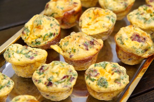 Eggja- og beikonmúffur