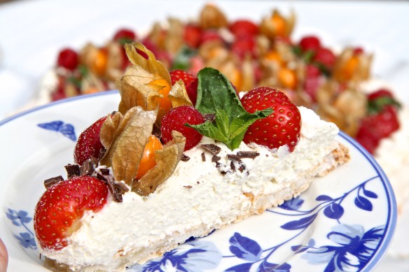 Pavlova með marsípani