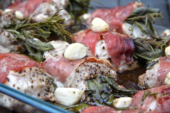 Rósmarínkjúklingur með parmaskinku