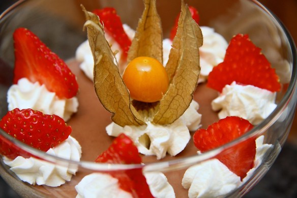 Súkkulaðipannacotta með karamellu