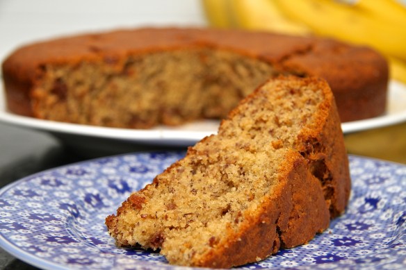 Bananakaka með núggatsúkkulaði