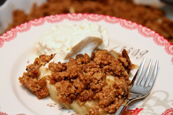 Eplabaka með piparkökum