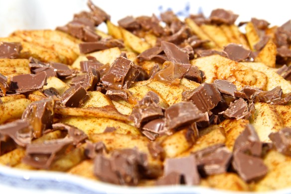 Eplabaka með Pipp karamellusúkkulaði